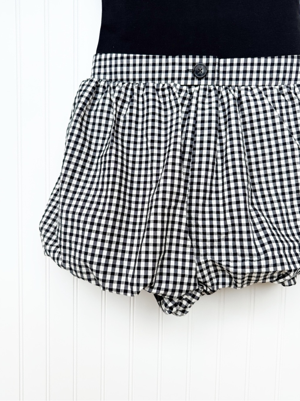 Lovers + Friends Size XS Carolina Romper in Black & Gingham - Picture 4 of 6
